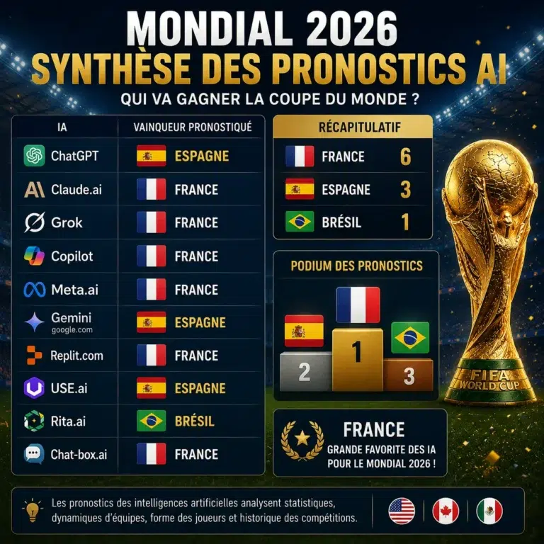 pronostics IA Coupe du Monde 2026 USA Mexique CAnada FIFA