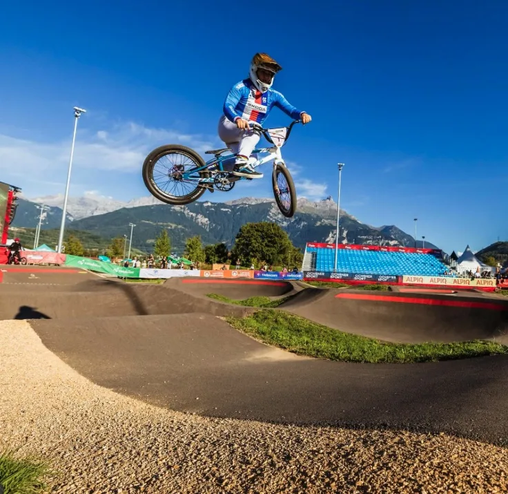 pumptrack monthey Sabina Košárková 2024 UCI pump track world champ
