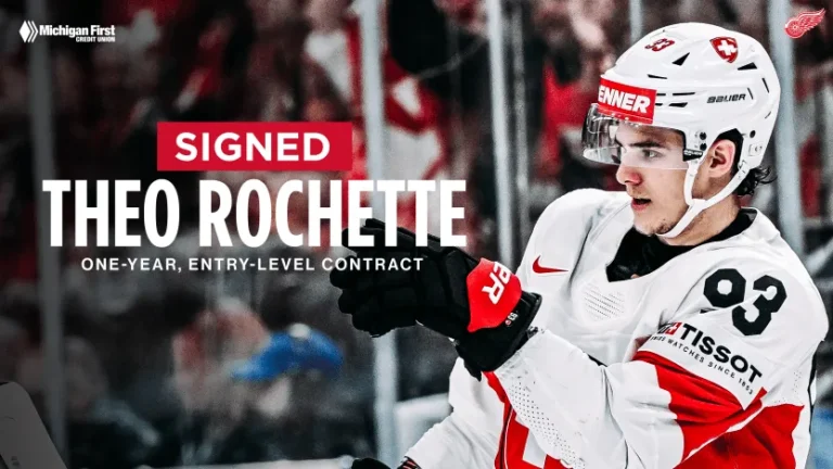 rochette contrat detroit redwings nhl