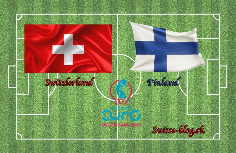 Match de foot Suisse Finlande euro 2025