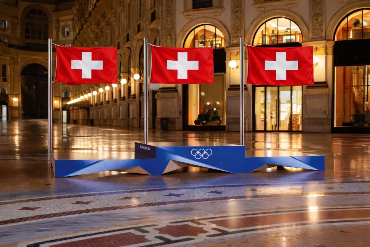 Descente ski alpin hommes Podium JO 2026 100% suisse un rêve