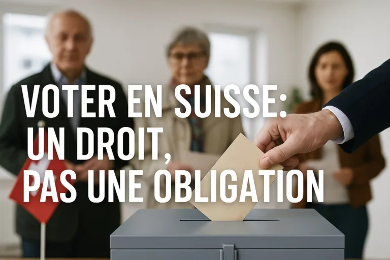 voter en Suisse un droit pas une obligation